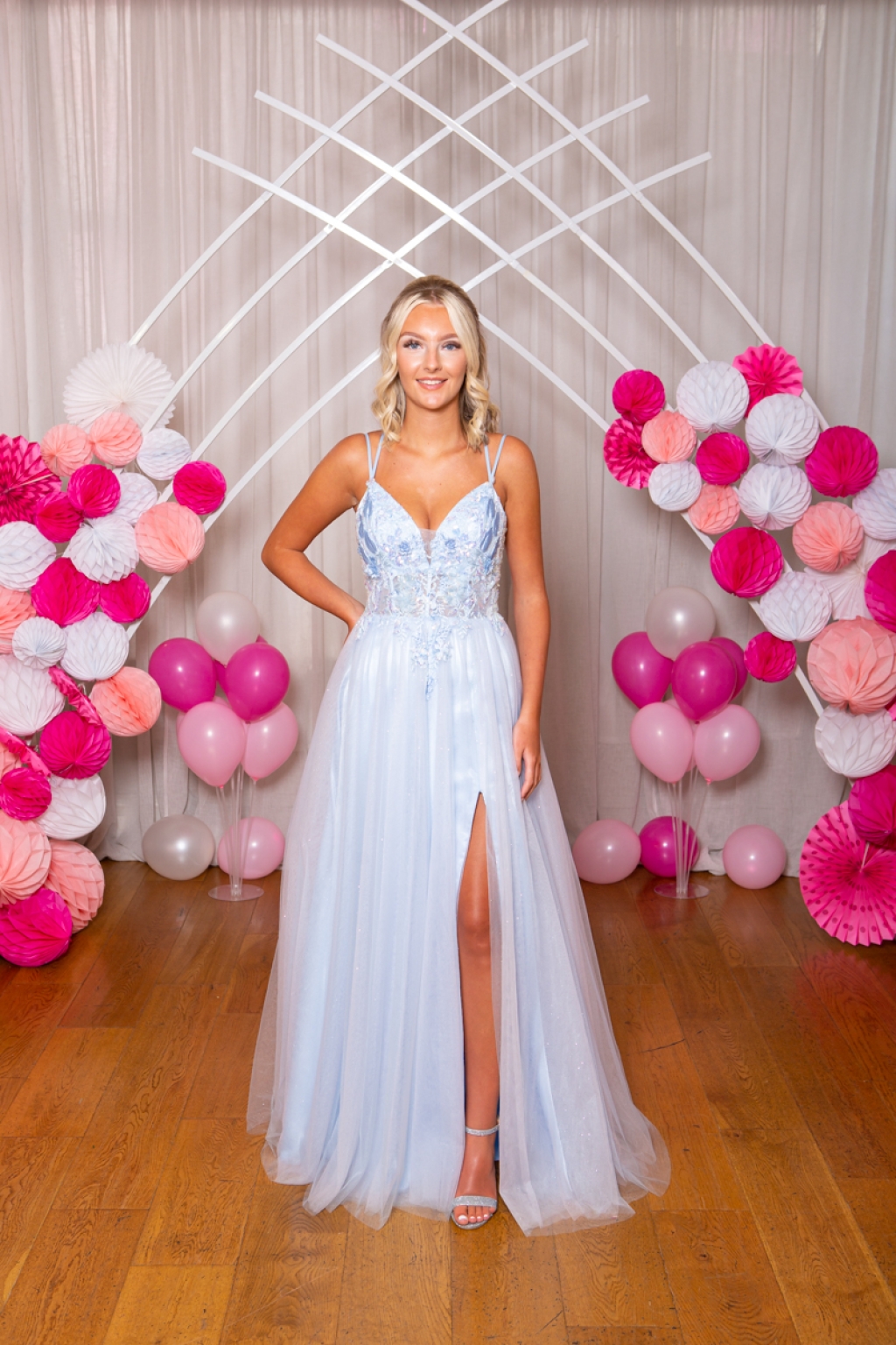 PF9958 Pale Blue Prom/Evening Dress