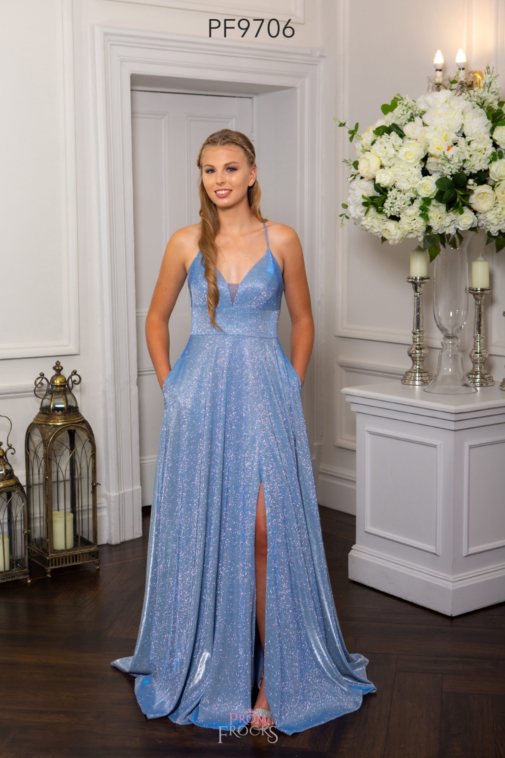 PF9706 Sky Blue Prom/Evening Dress