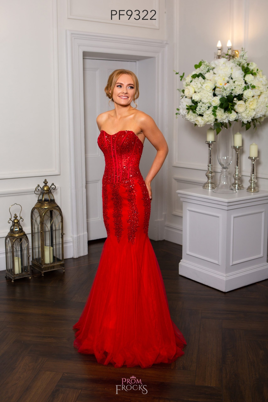 PF9322 Red Prom/Evening Dress