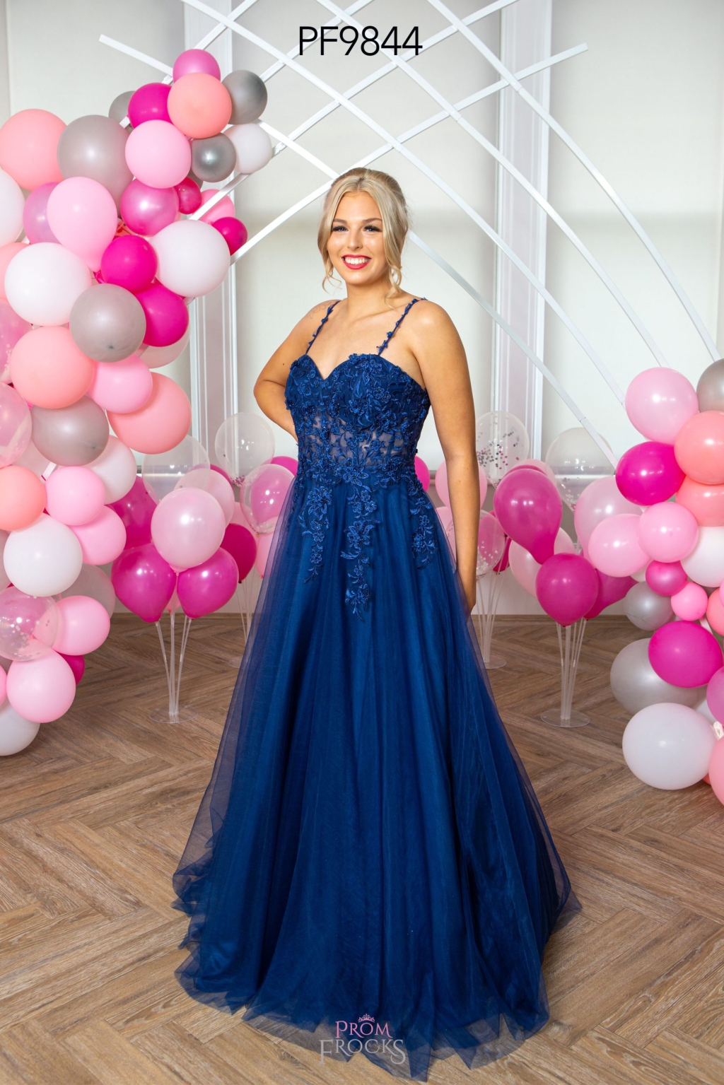 PF9844 Navy Prom/Evening Dress