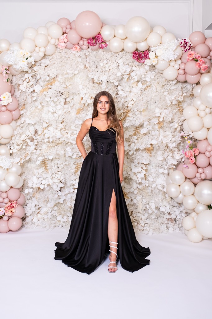 PF1218 Black Prom/Evening Dress