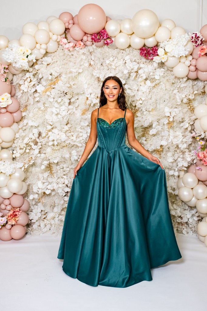 PF1206 Dark Green Prom/Evening Dress