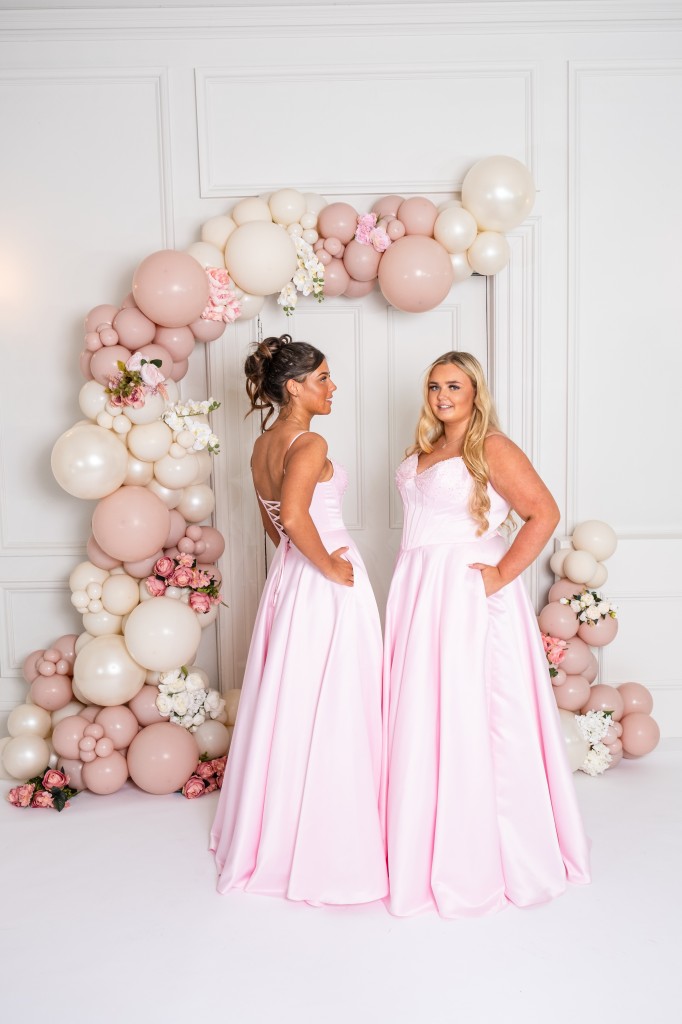 PF1225 Baby Pink Prom/Evening Dress