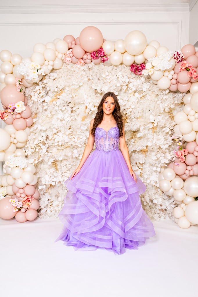 PF1223 Lilac Prom/Evening Dress