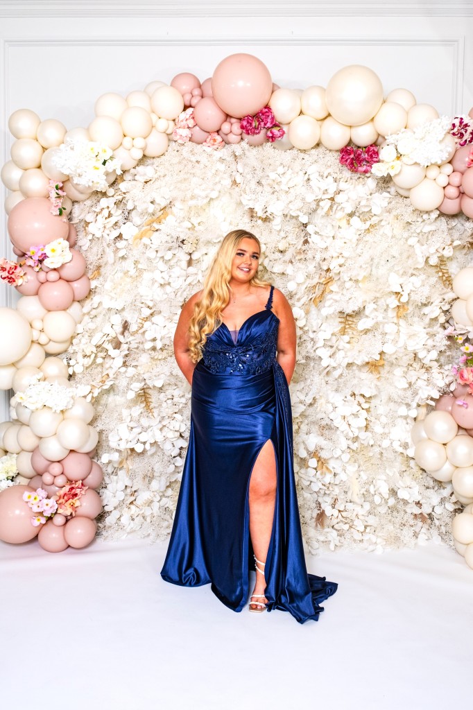 PF1216 Navy Prom/Evening Dress