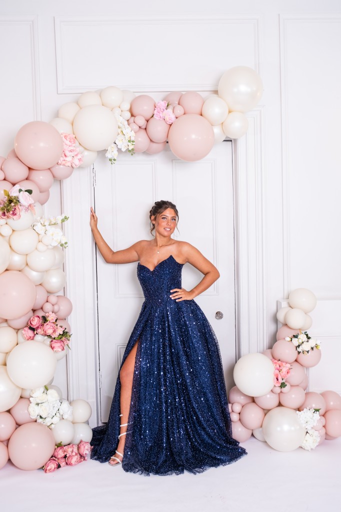 PF1202 Navy Prom/Evening Dress
