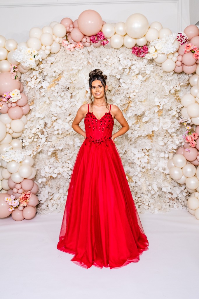 PF1260 Dark Red Prom/Evening Dress
