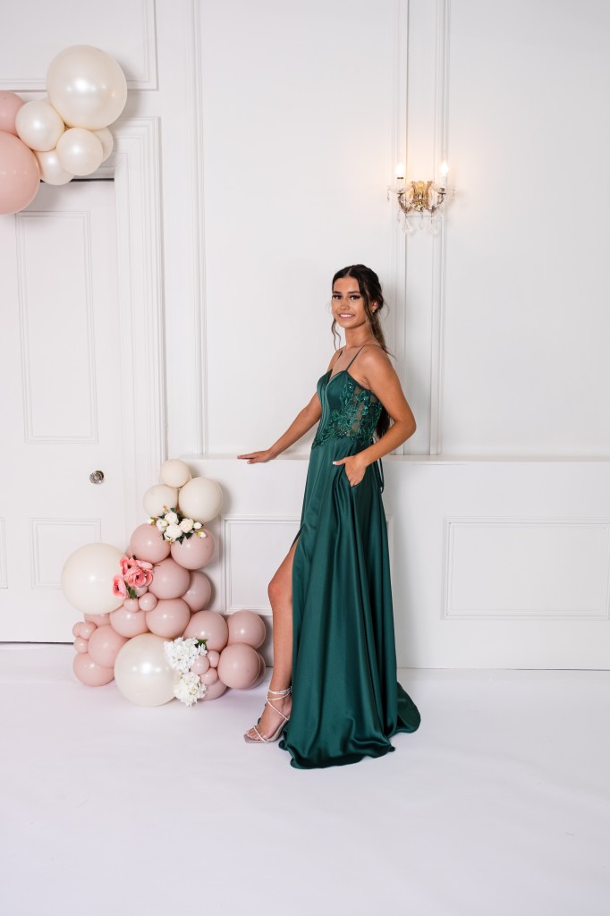 PF1224 Dark Green Prom/Evening Dress