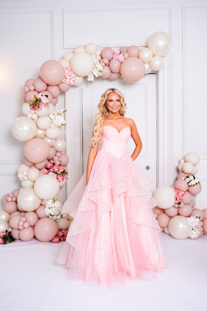 PF1204 Pink Prom/Evening Dress