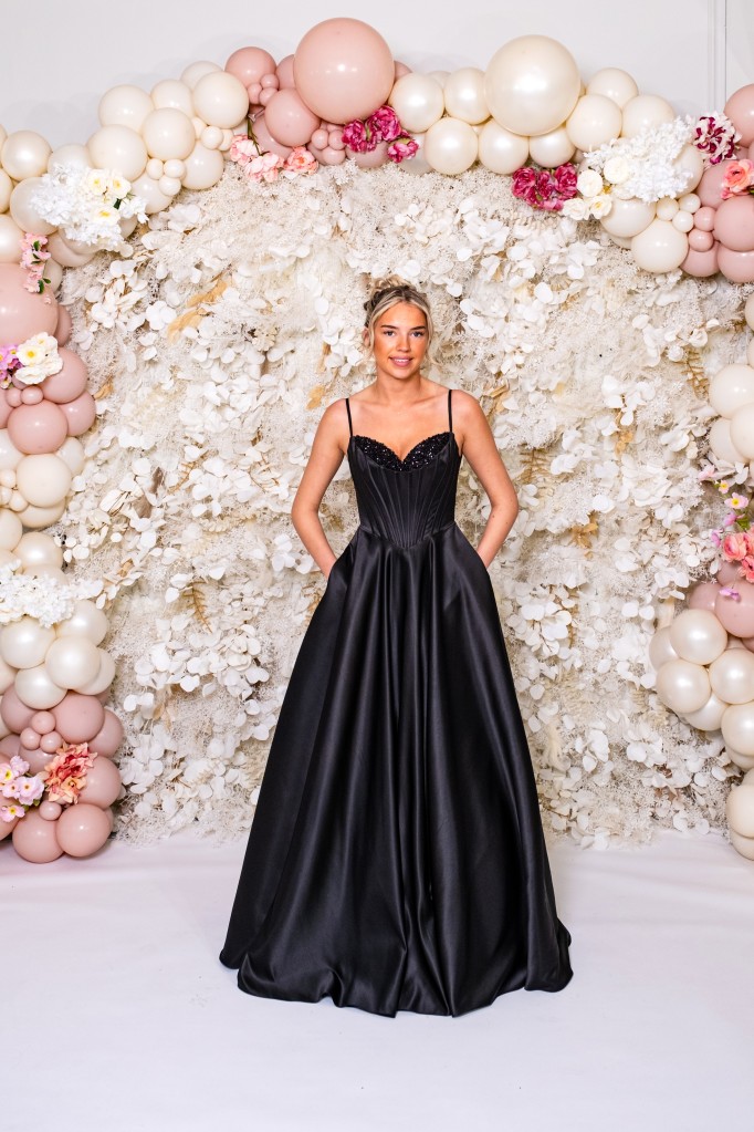 PF1206 Black Prom/Evening Dress