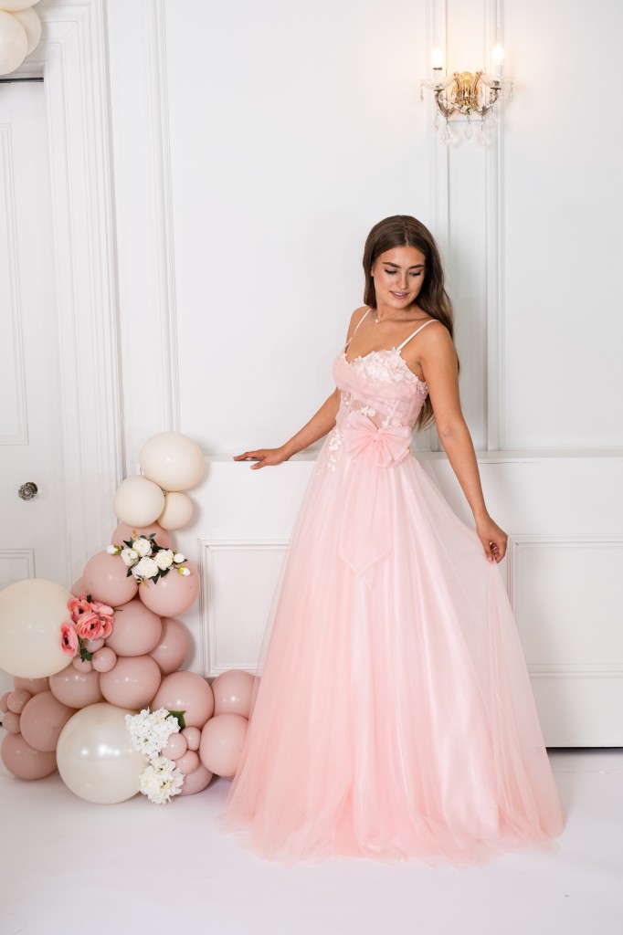 PF1247 Blush Pink Prom/Evening Dress