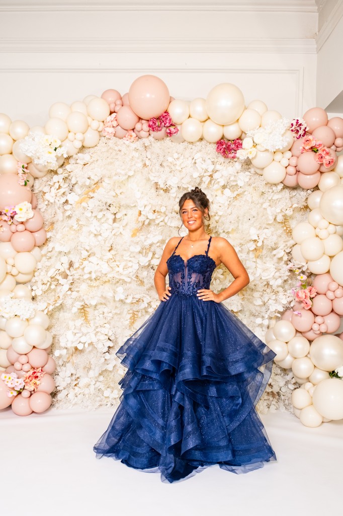 PF1223 Navy Prom/Evening Dress
