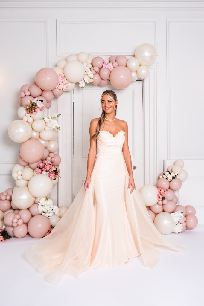 PF1211 Champagne Prom/Evening Dress